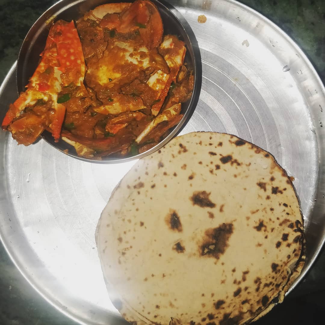 Experimental Crab Curry for Dinner