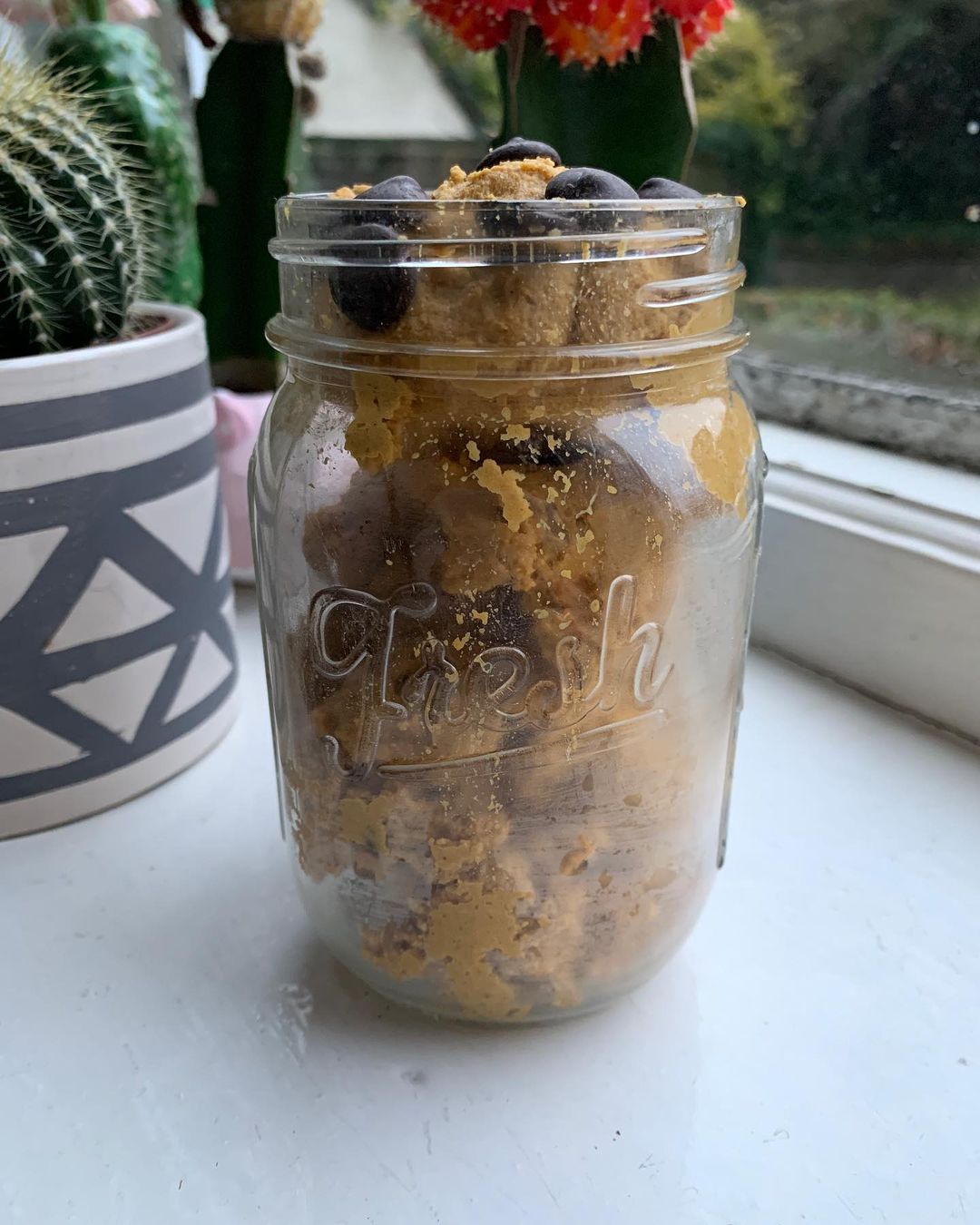Pumpkin Choc Chip Chickpea Cookie Dough