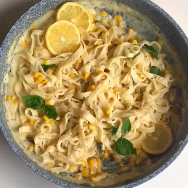 Lemon Basil Tagliatelle