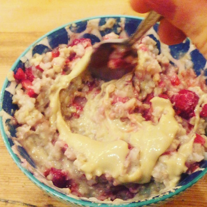 Raspberry Vanilla Cauli Oats