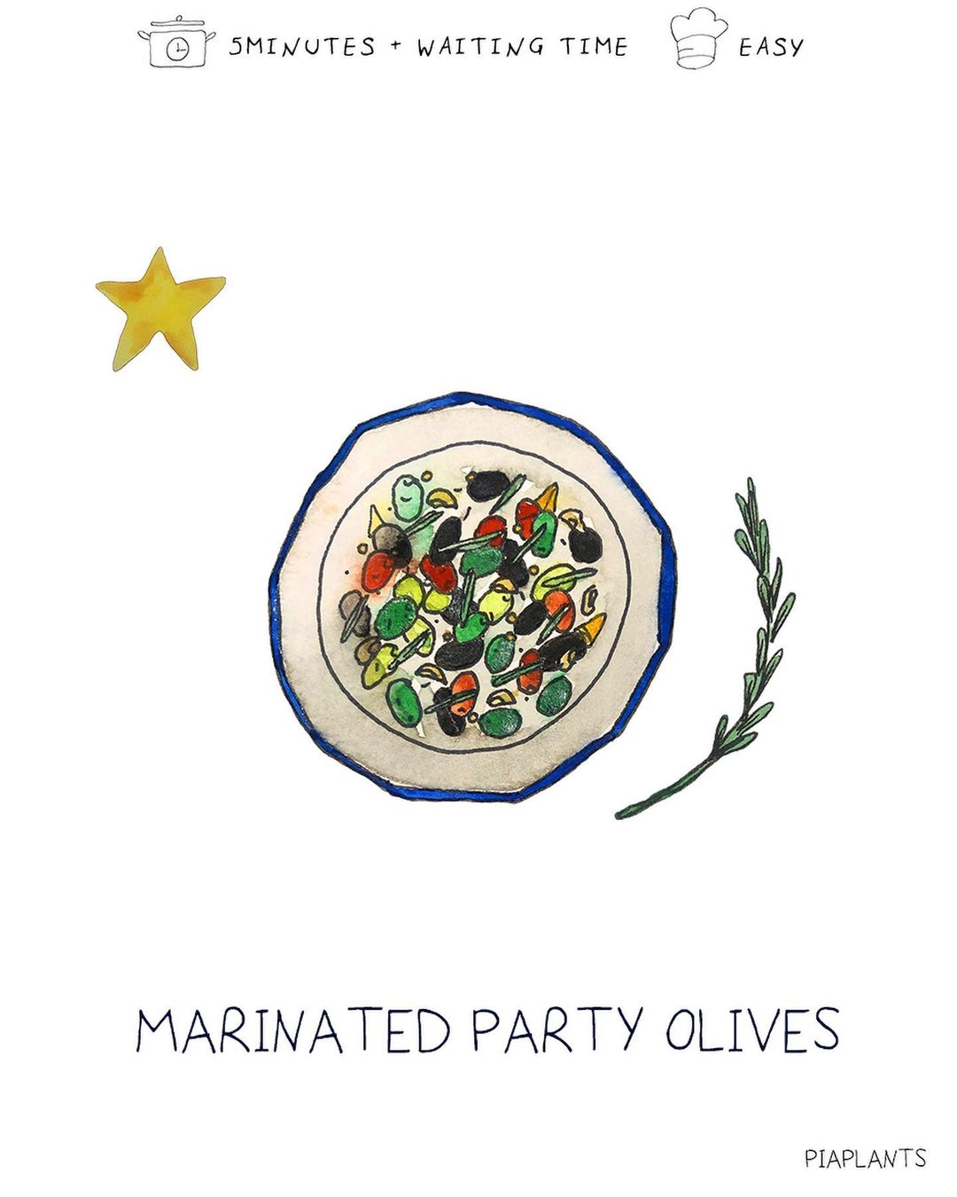 Marinated Olives for Gatherings and Events