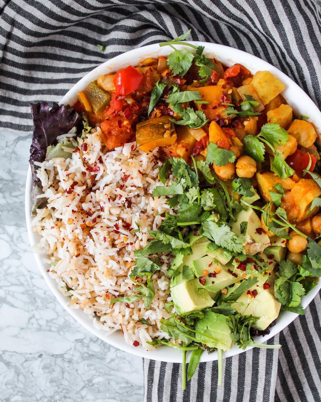 Hearty Chickpea Curry with Veggies