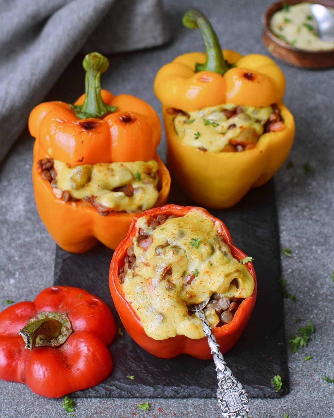 Vegan Stuffed Bell Peppers Gluten Free