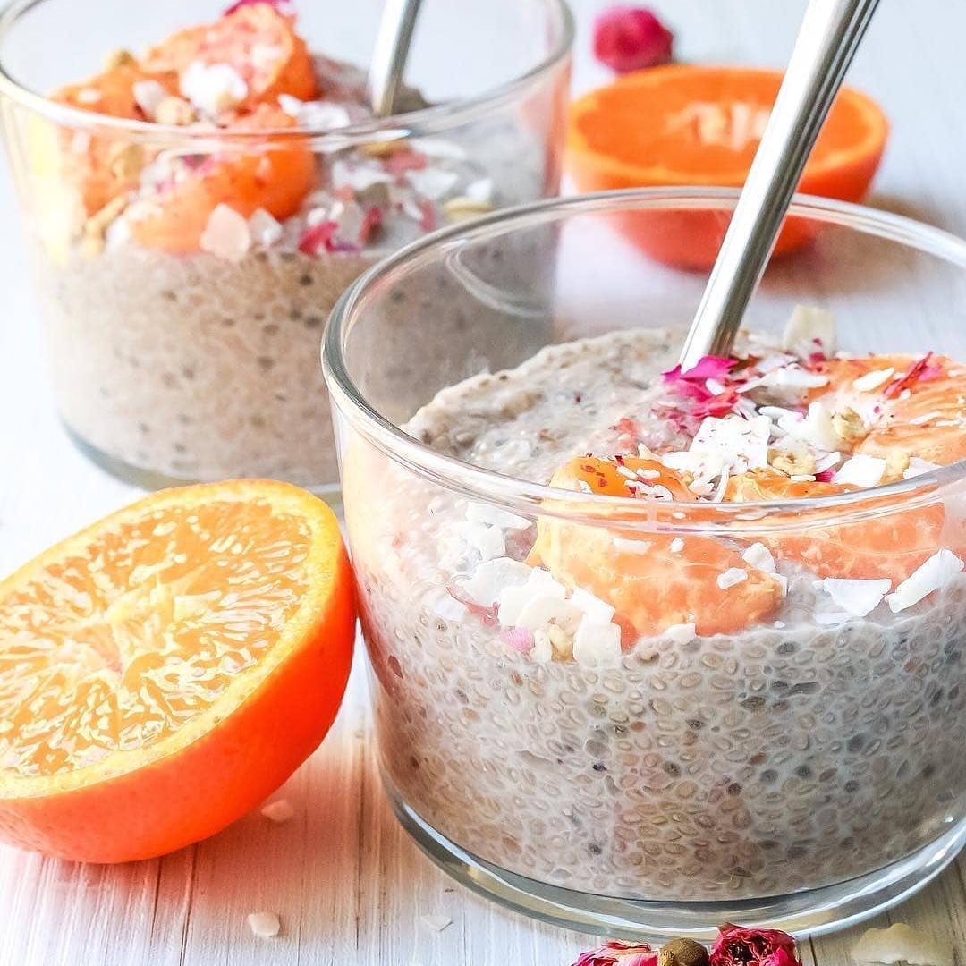 Mandarin Coconut Chia Cups