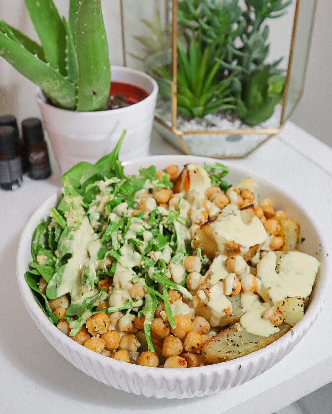 Chickpea and Potato Bowl