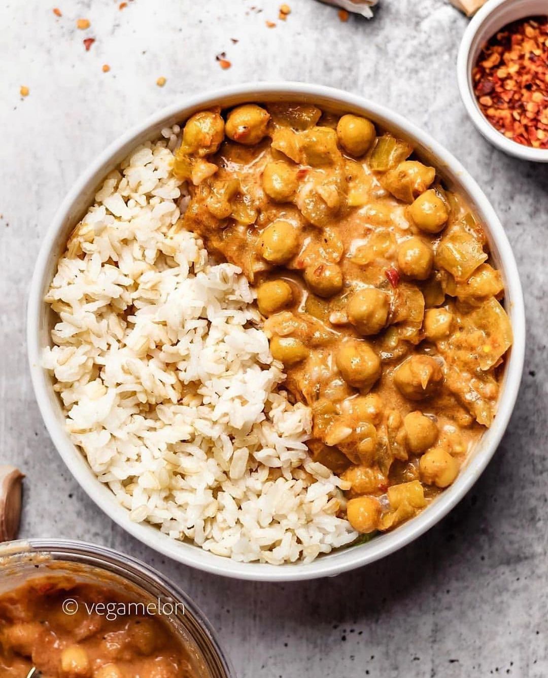 C​reamy Butter Chickpeas with Rice