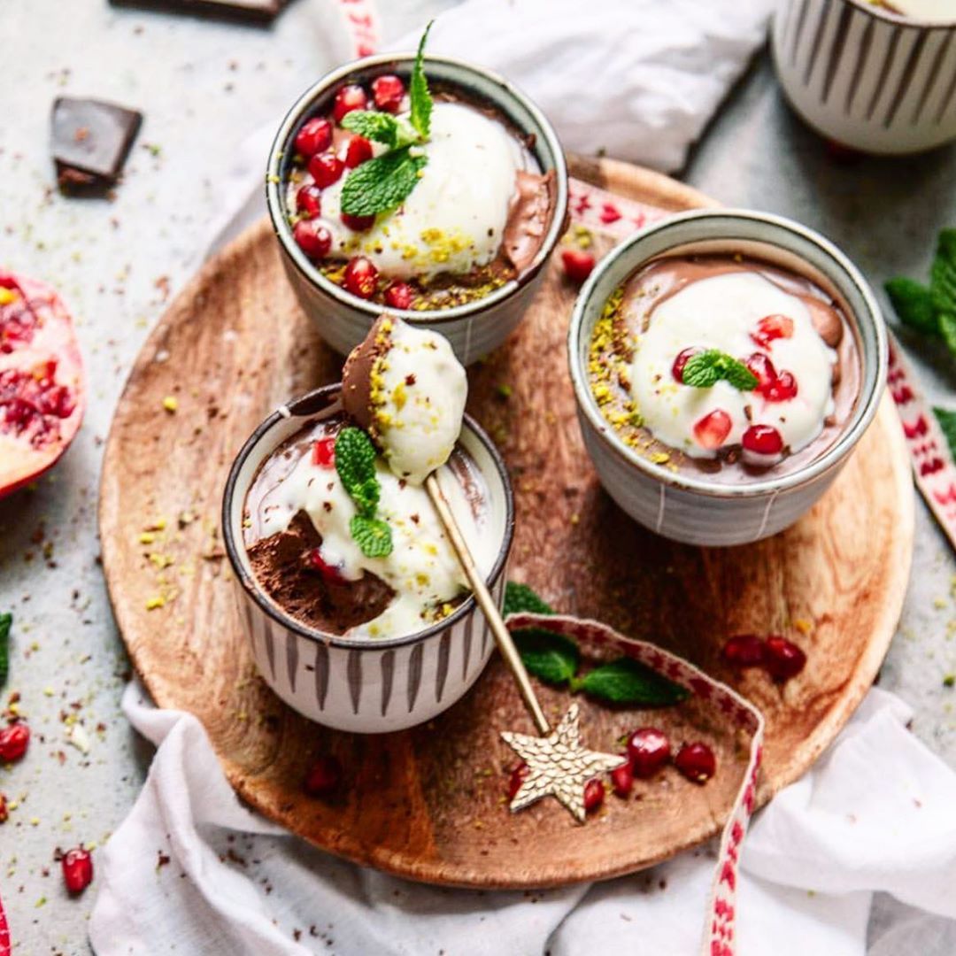 Vegan Chocolate Peppermint Mousse