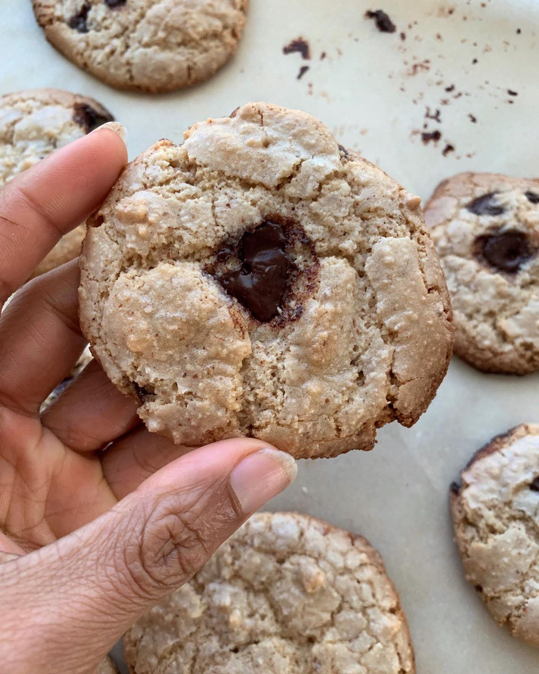 Thin and Crispy Chocolate Chip Cookies