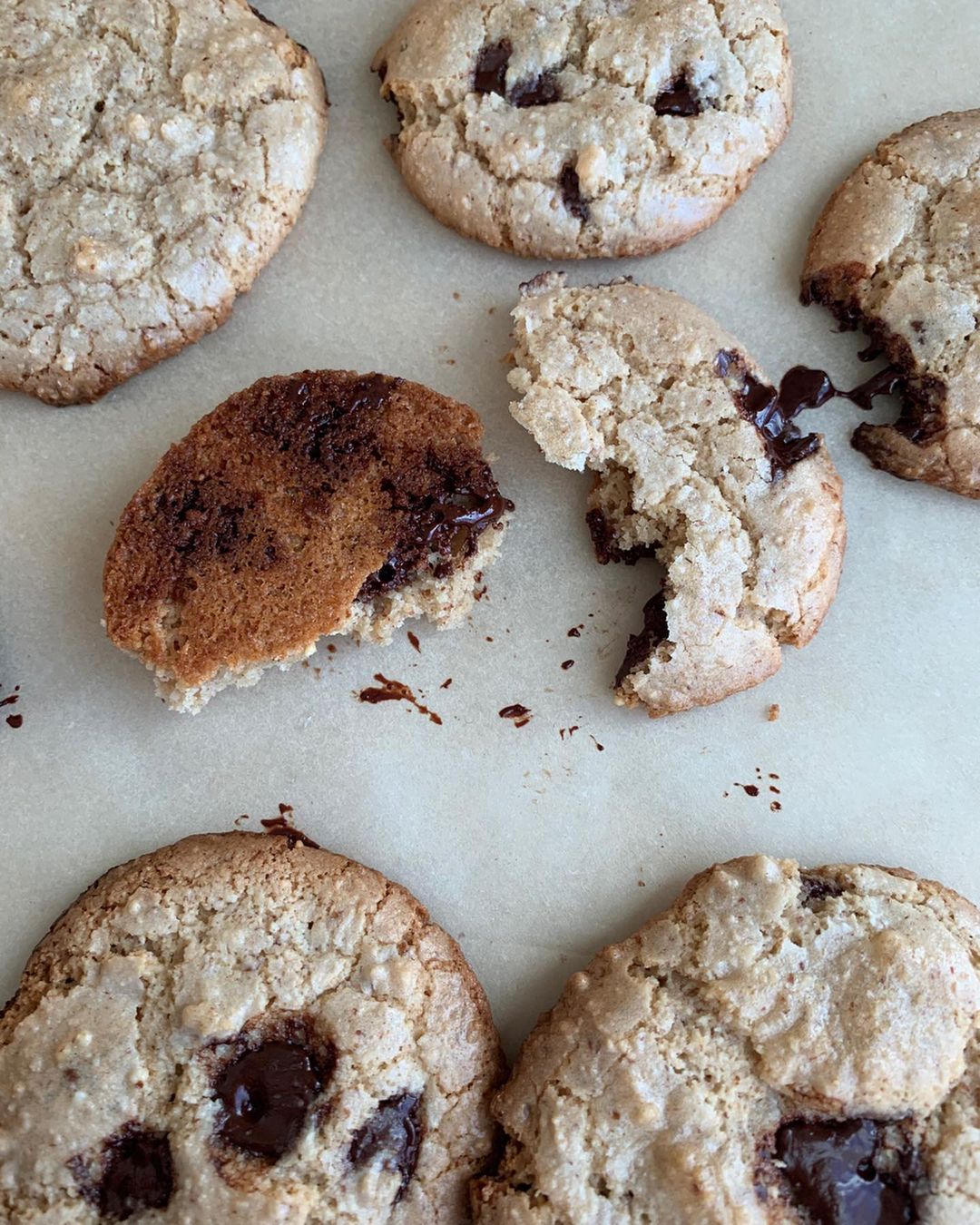 Thin and Crispy Chocolate Chip Cookies