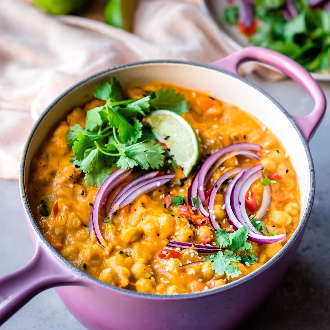 Kabocha Squash and Chickpea Thai Curry