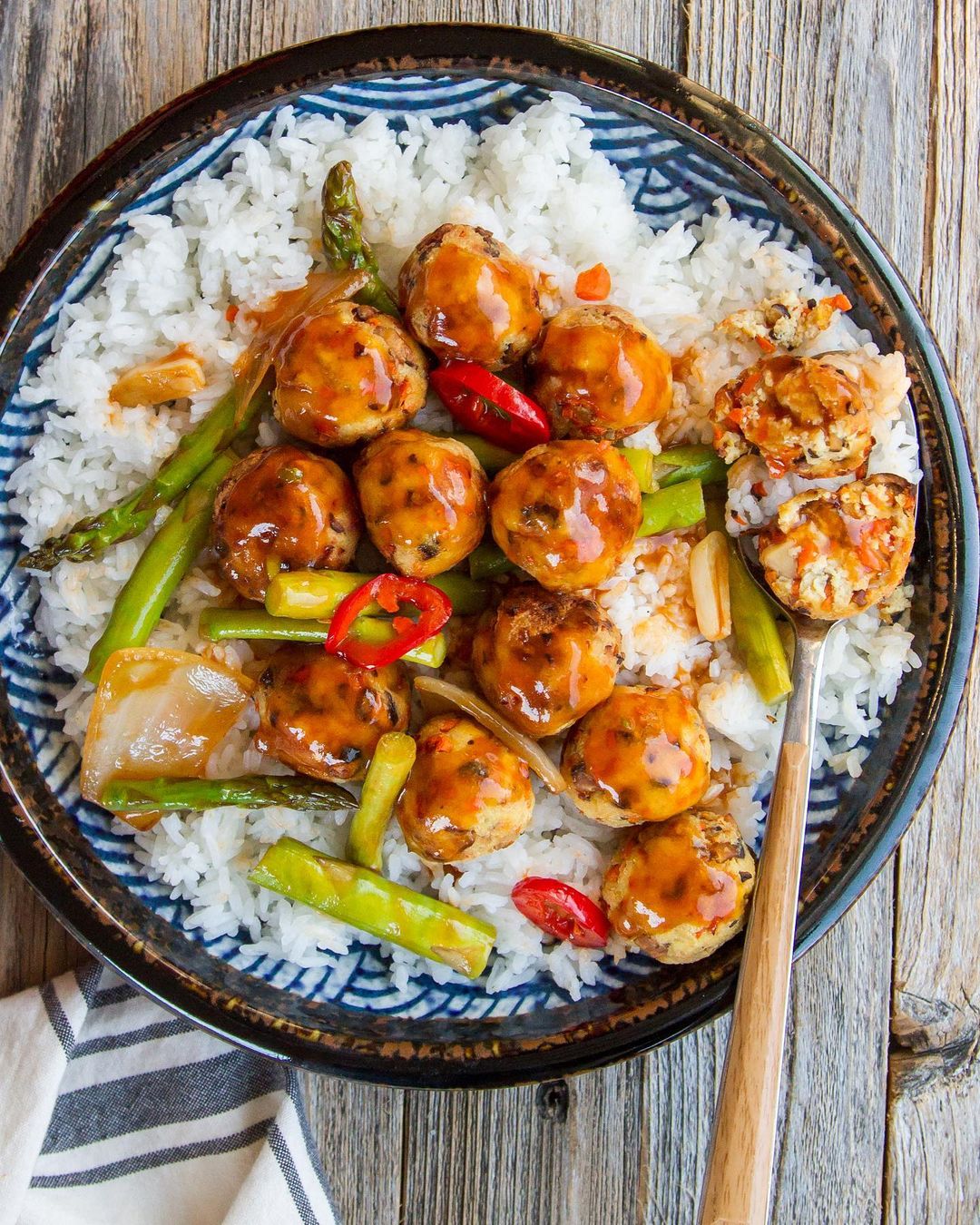 Tofu Balls in Sweet and Sour Sauce