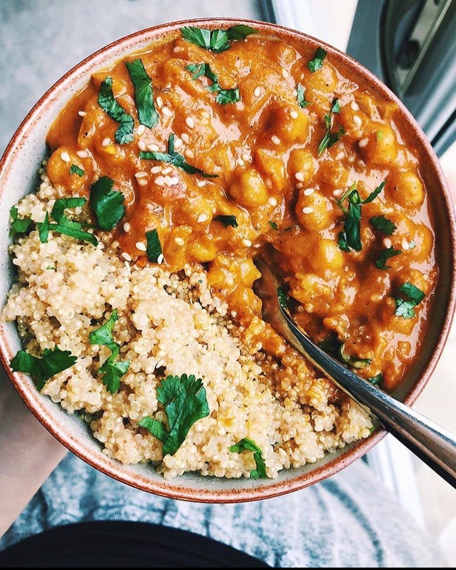 ​Easy Creamy Coconut Chickpeas