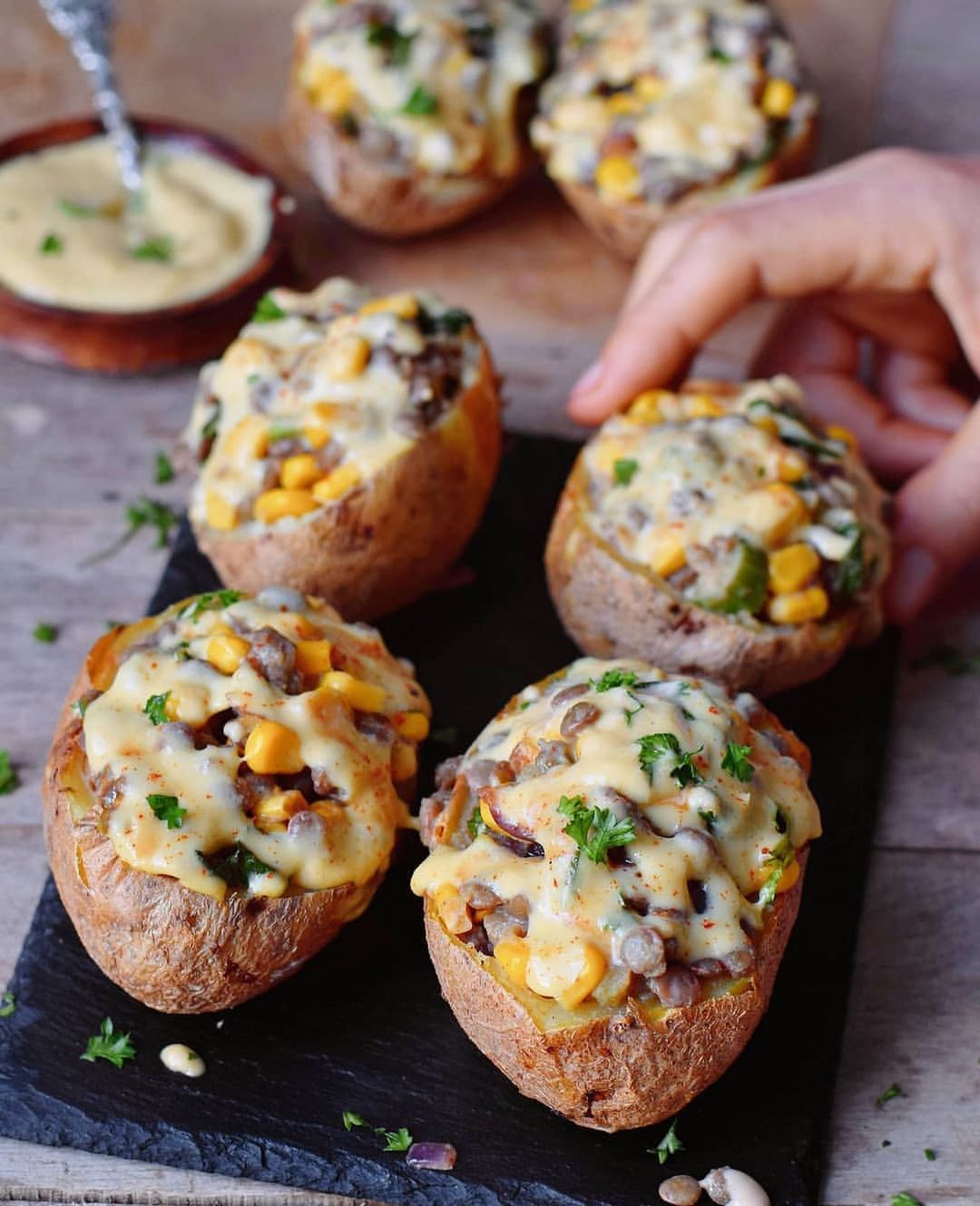 Stuffed Potato Skins