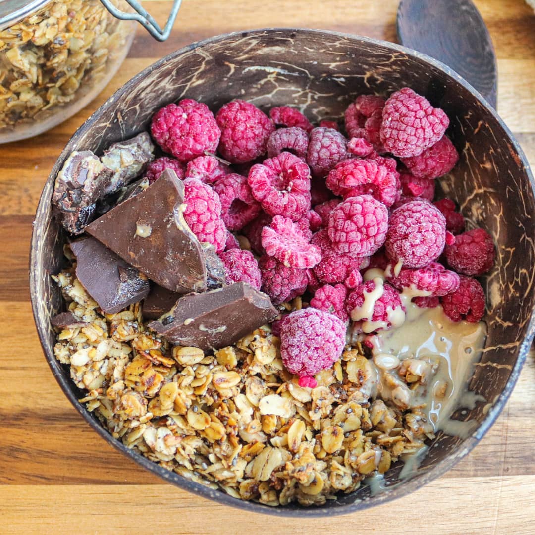 Homemade Granola with Saffron and Add Ins