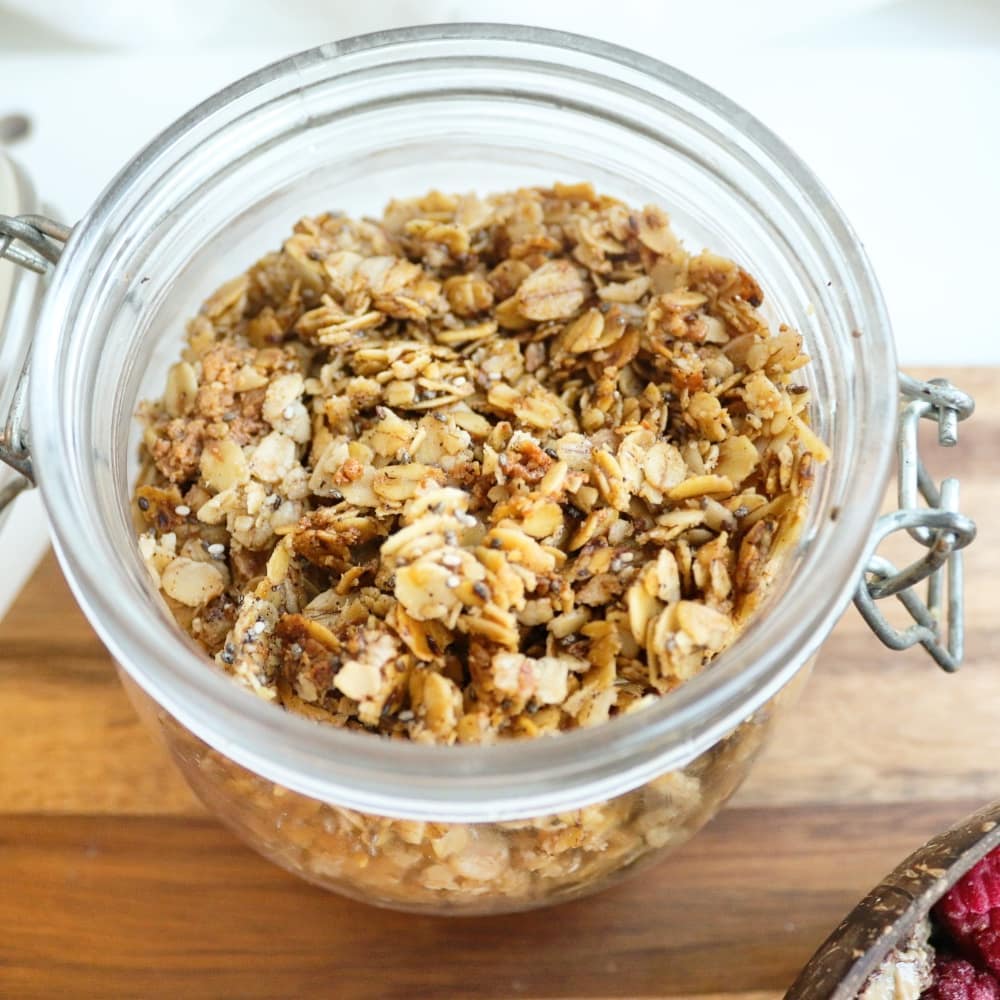 Homemade Granola with Saffron and Add Ins