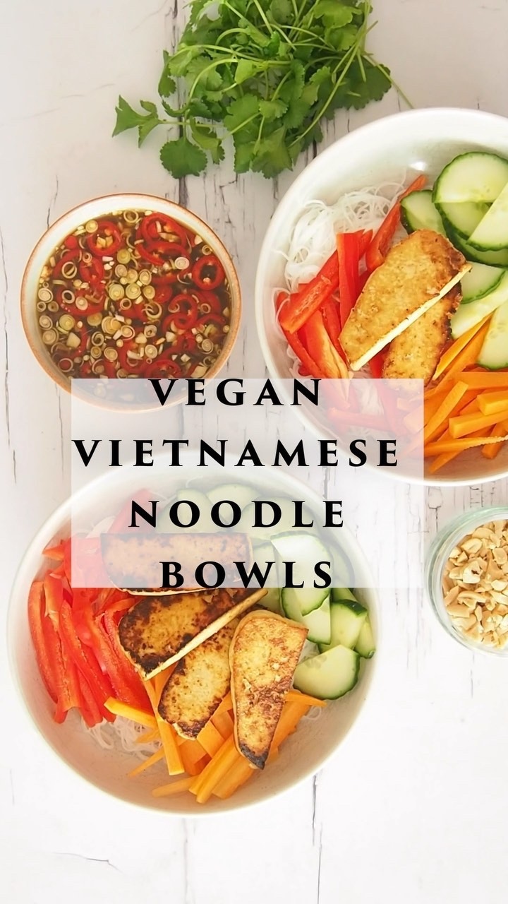 Marinated Tofu Noodle Salad