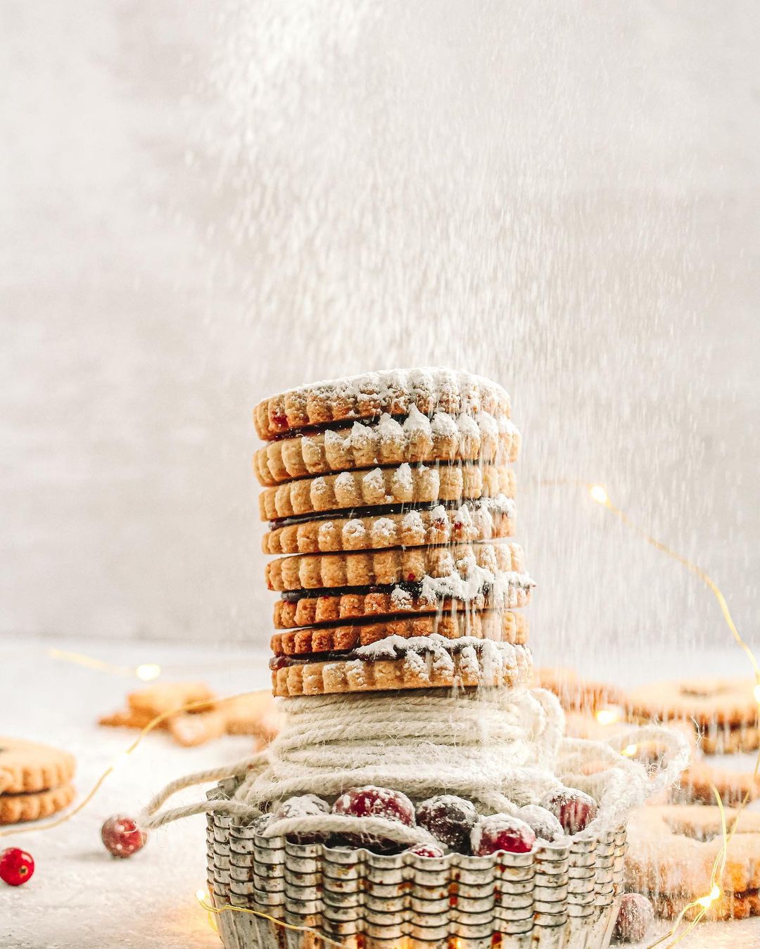 Vegan Paleo Cashew Milk Linzer Cookies