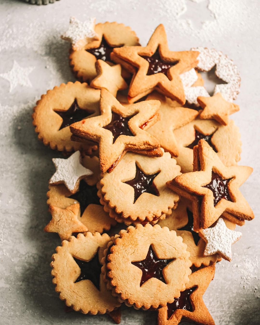Vegan Paleo Cashew Milk Linzer Cookies