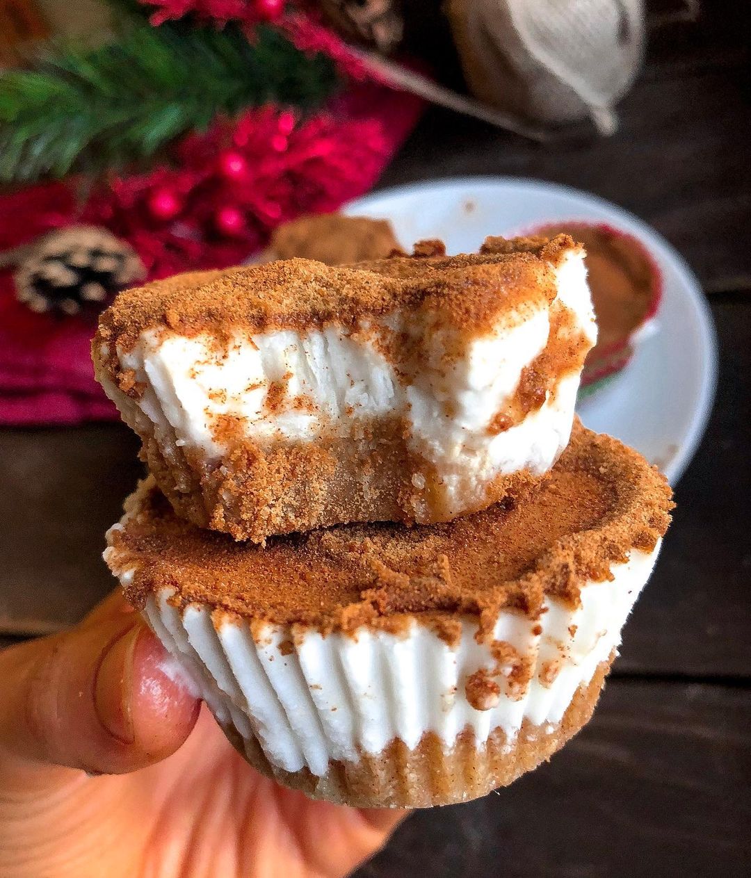 No Bake Paleo Snickerdoodle Cheesecake Bites
