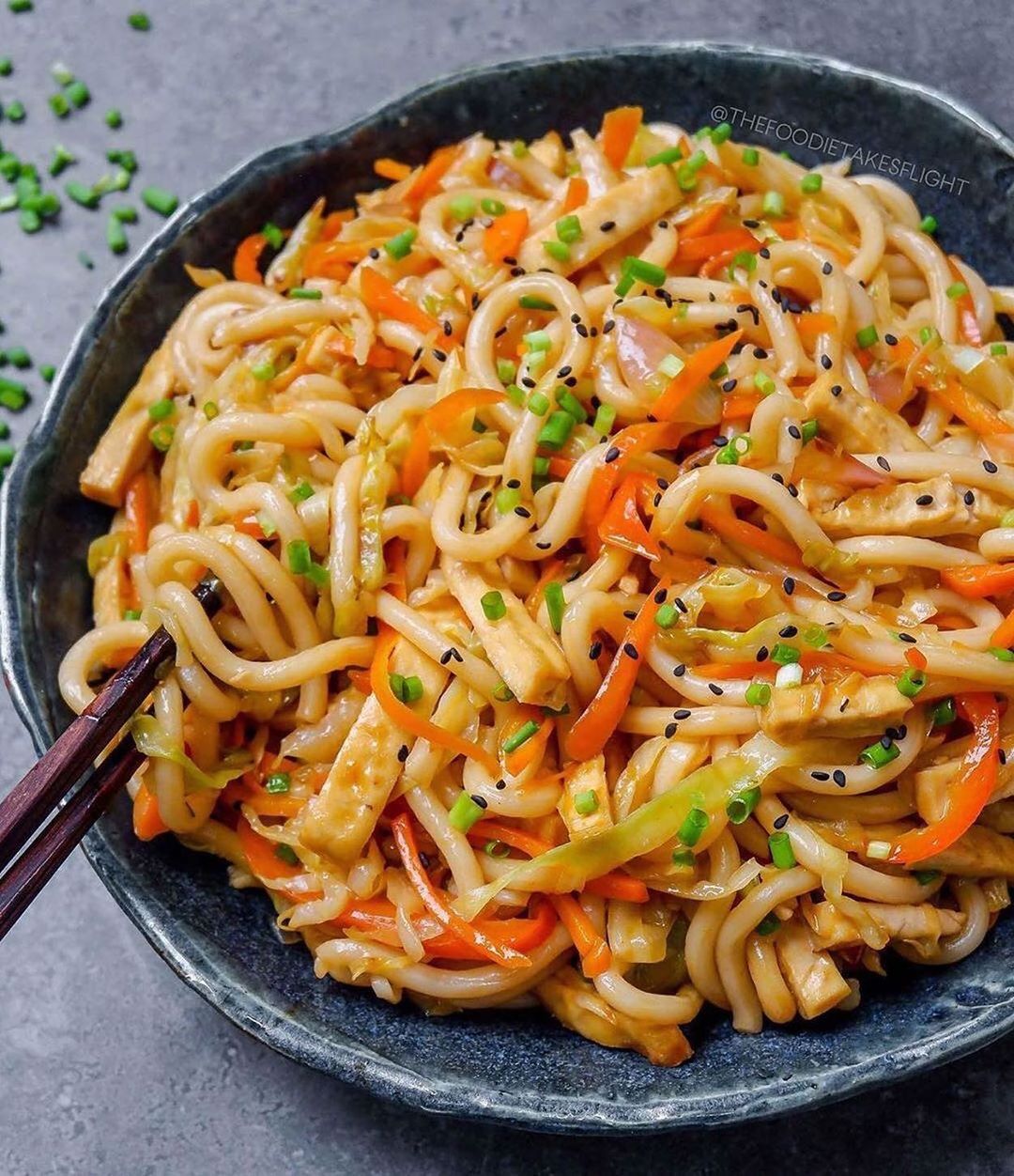 Sweet and Spicy Udon Stir-Fry