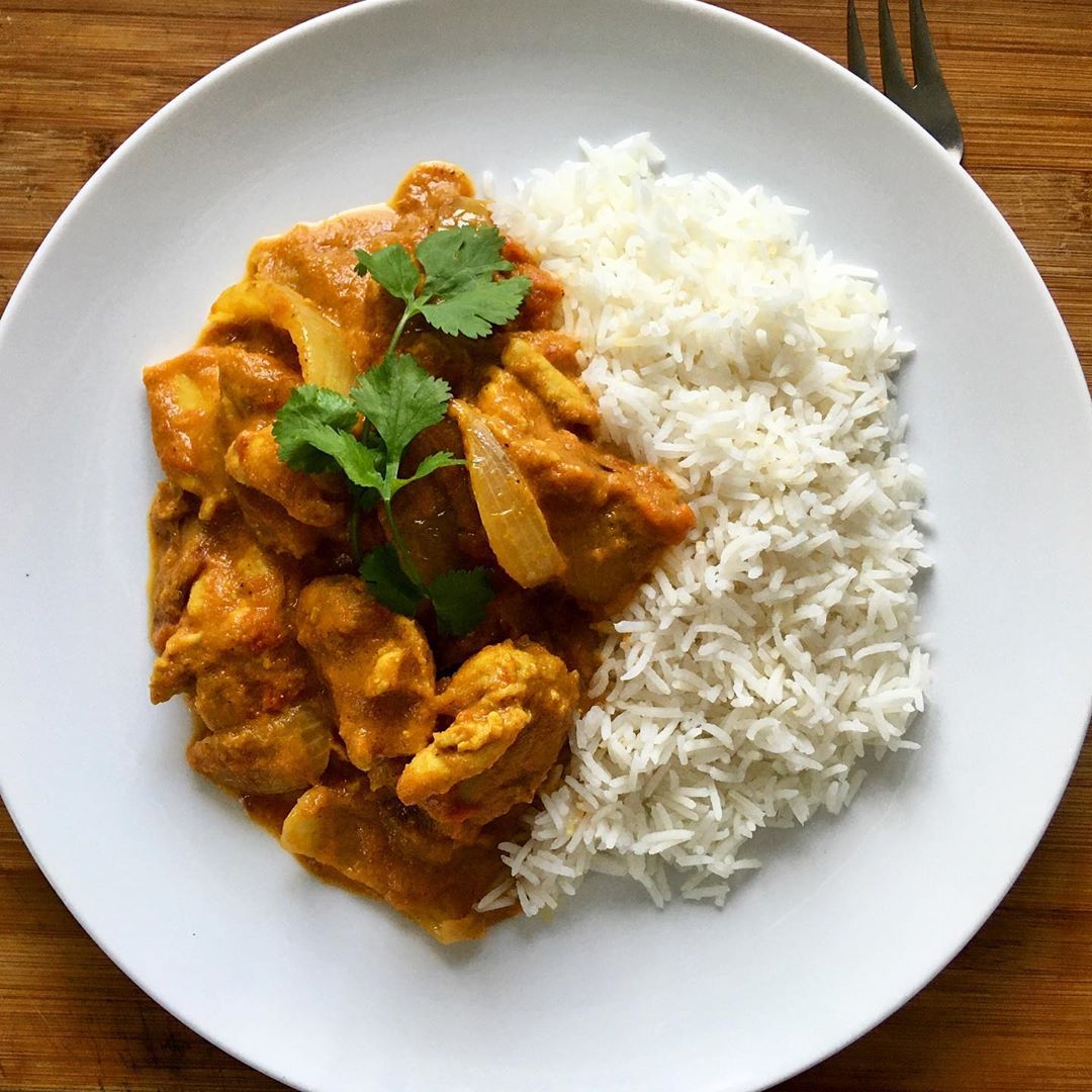 Chicken Dopiaza British Curry Dish