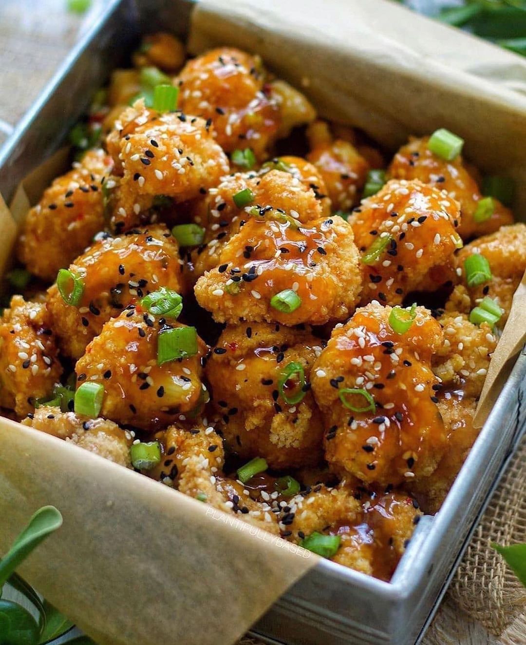 Spicy Sesame Cauliflower Wings