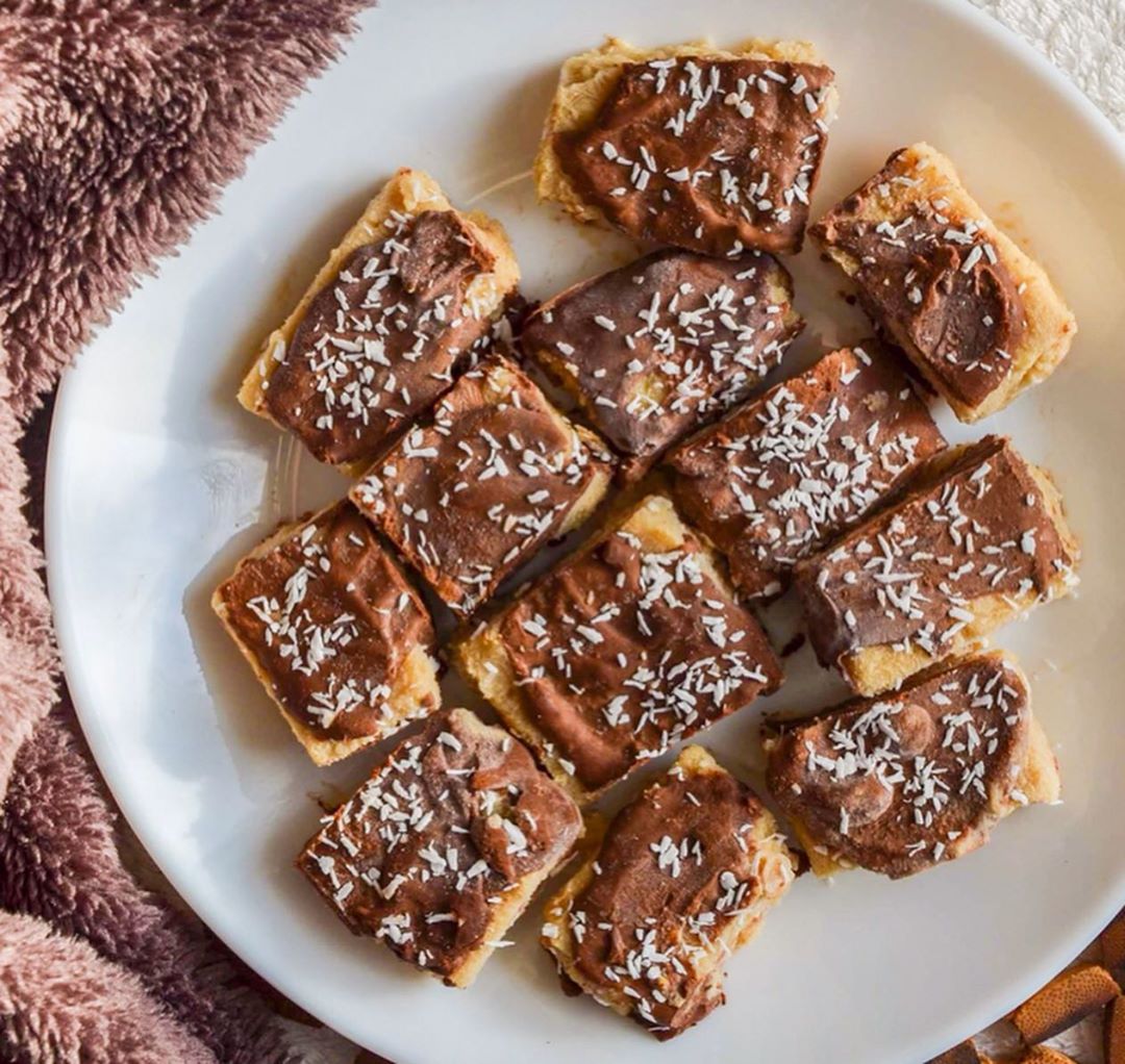 Salted Caramel Frozen Protein Bars