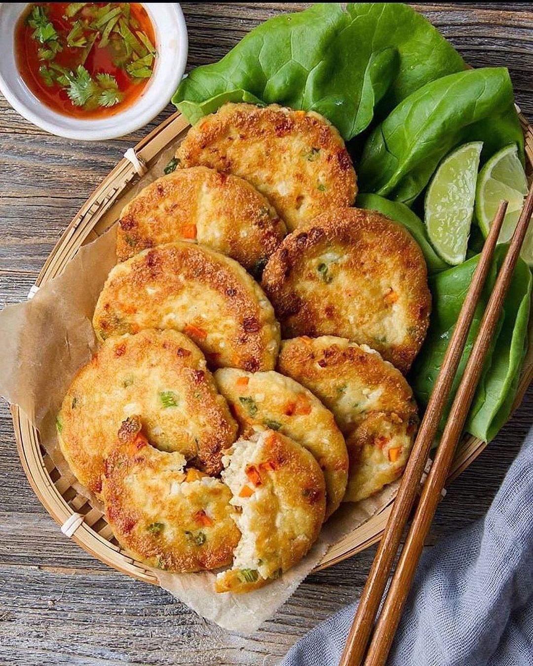Golden Tofu Cakes