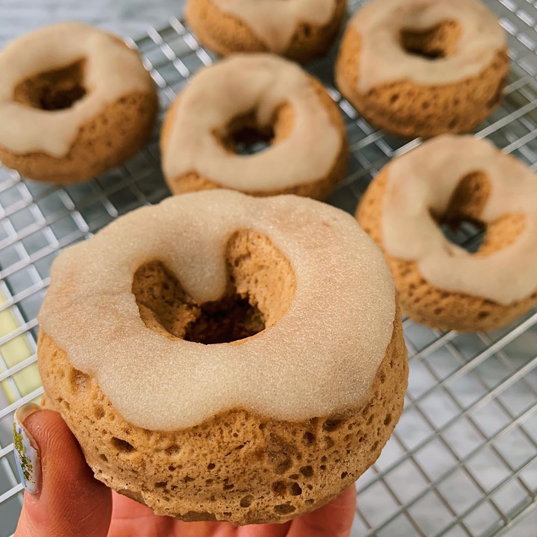 Vegan Almond Nog Donuts