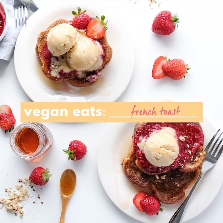 Quick Vegan French Toast Breakfast