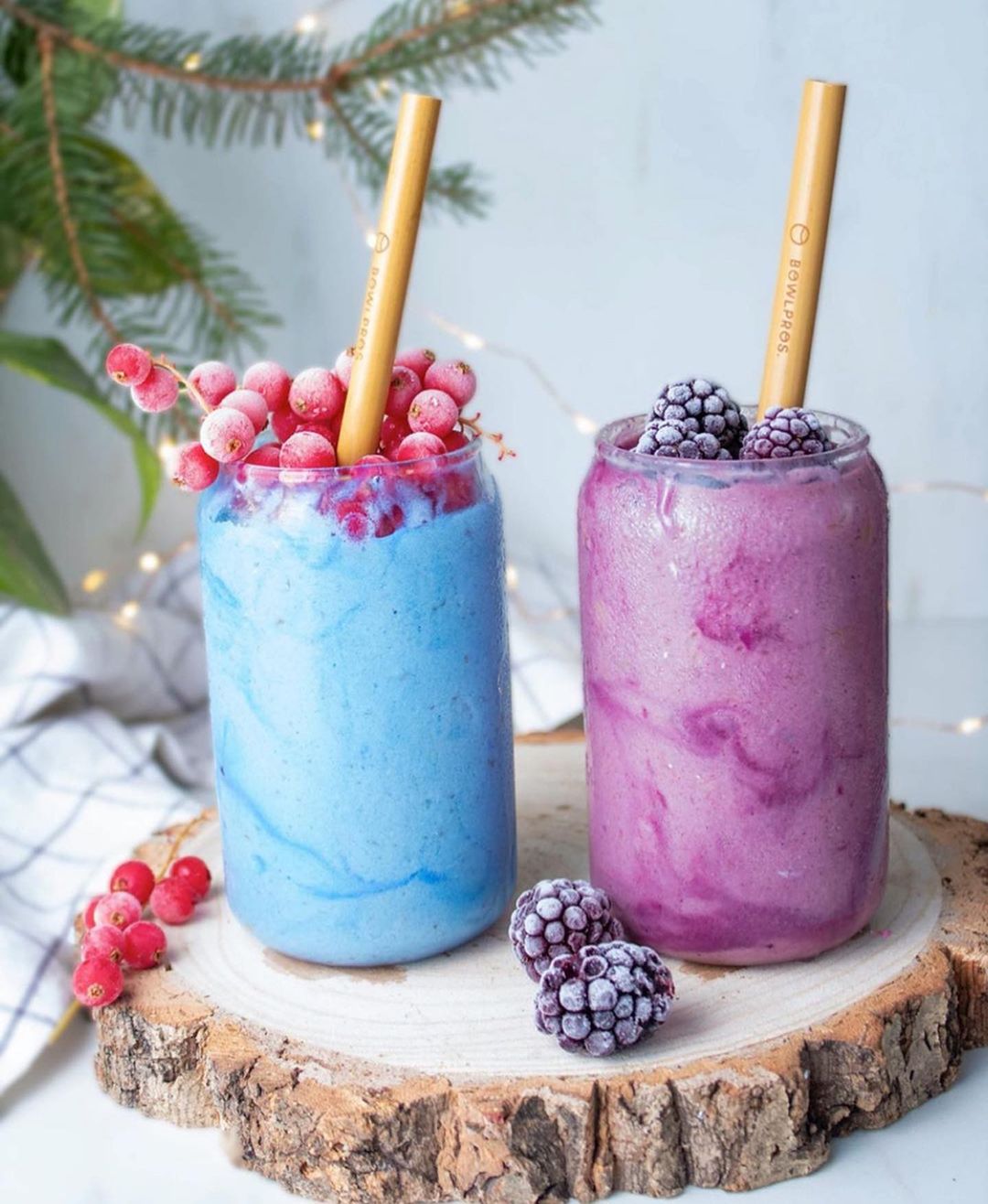 Festive Smoothies with Bananas and Superfoods