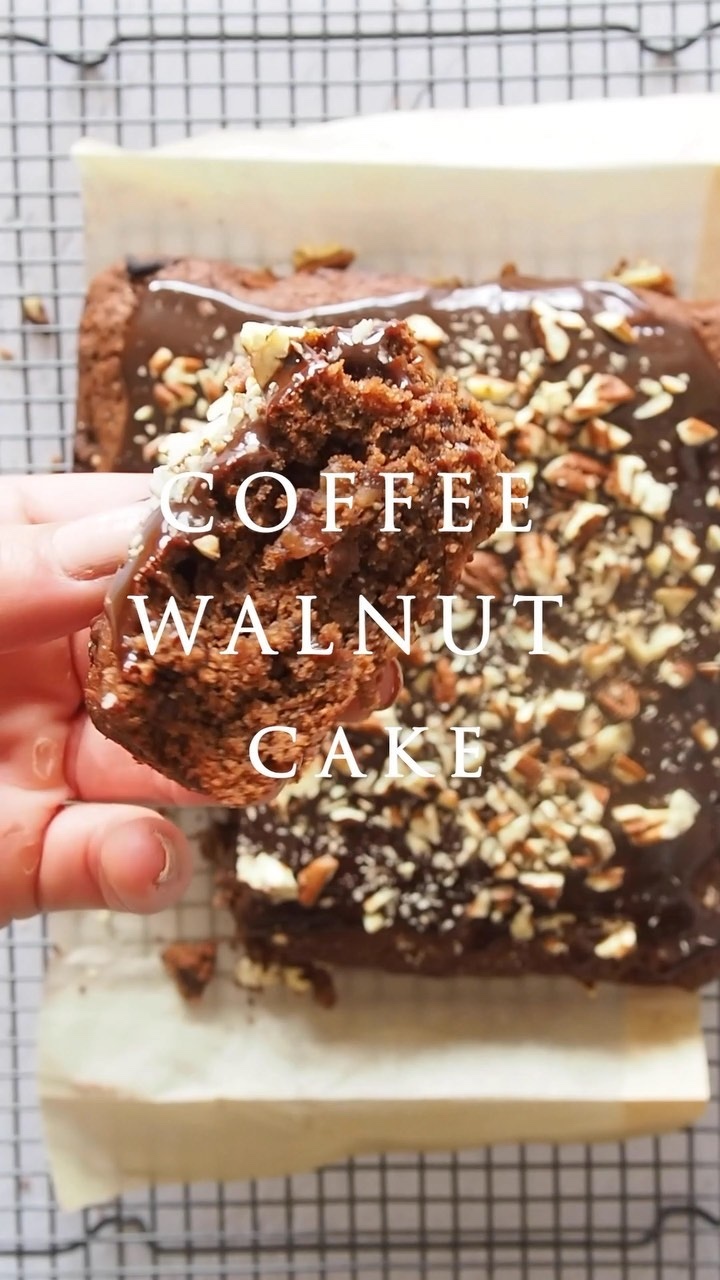 Vegan Chocolate Walnut Loaf Cake