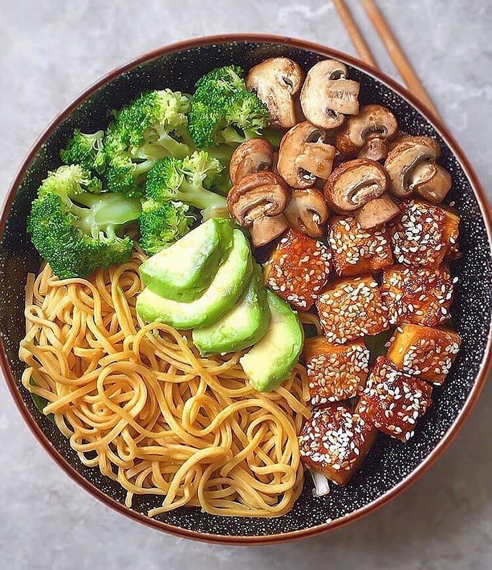 Sweet and Sticky Tofu Bowl