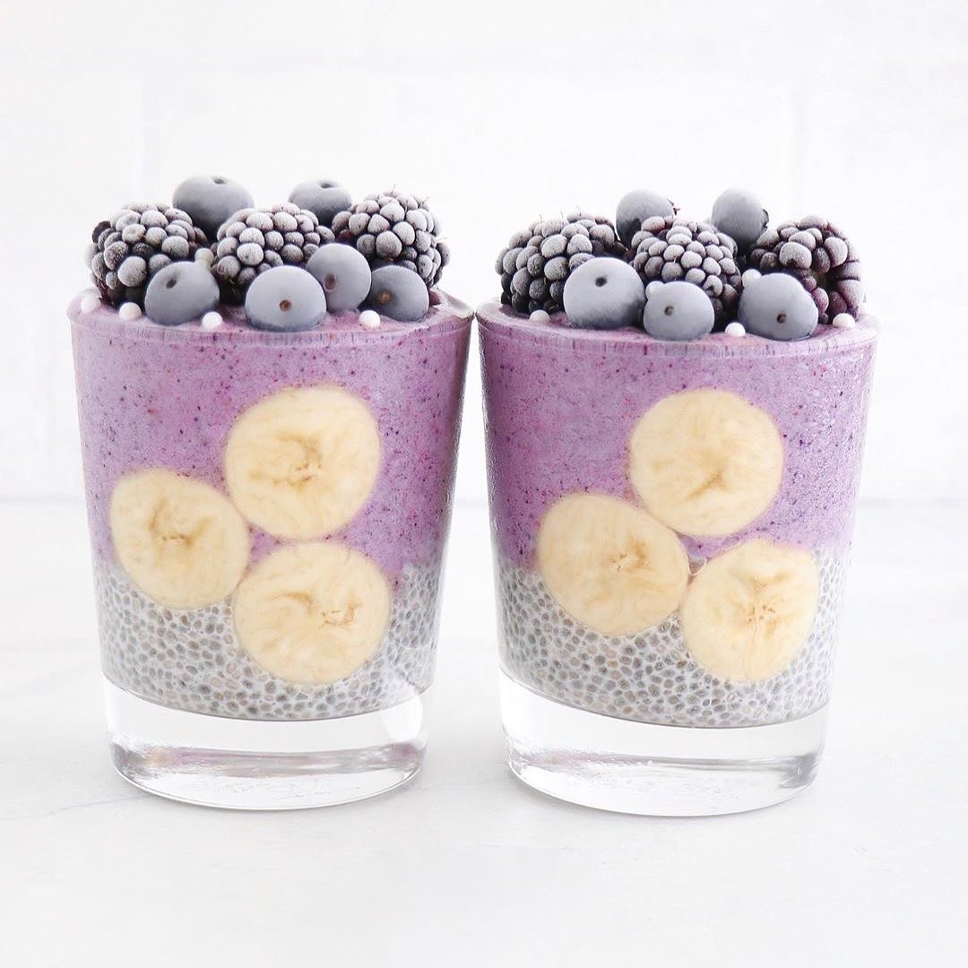 Blueberry Chia Pudding Cups