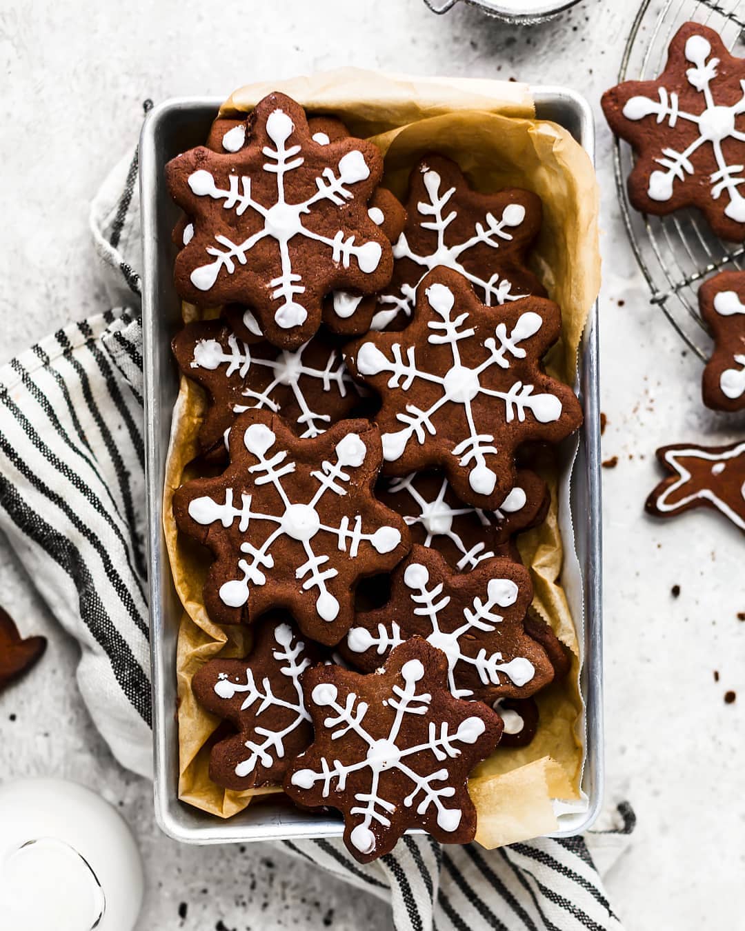Vegan Chocolate Gingerbread Molasses Cookies