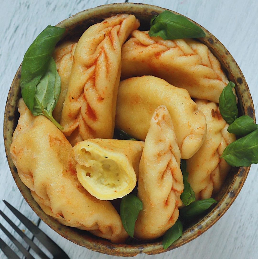 Vegan Culurgiones Sardinian Dumplings