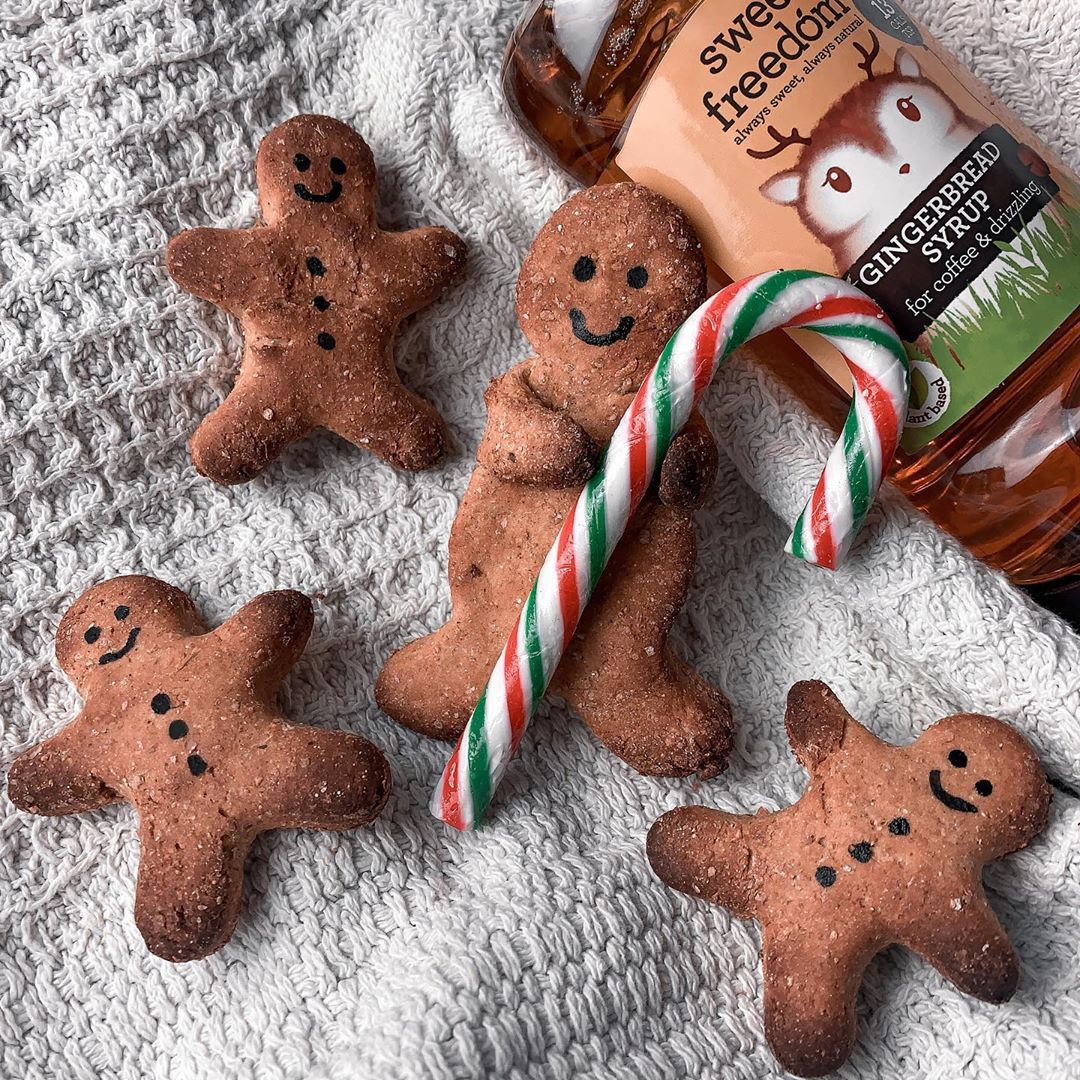 Gingerbread People Pre-Workout Snack Treat