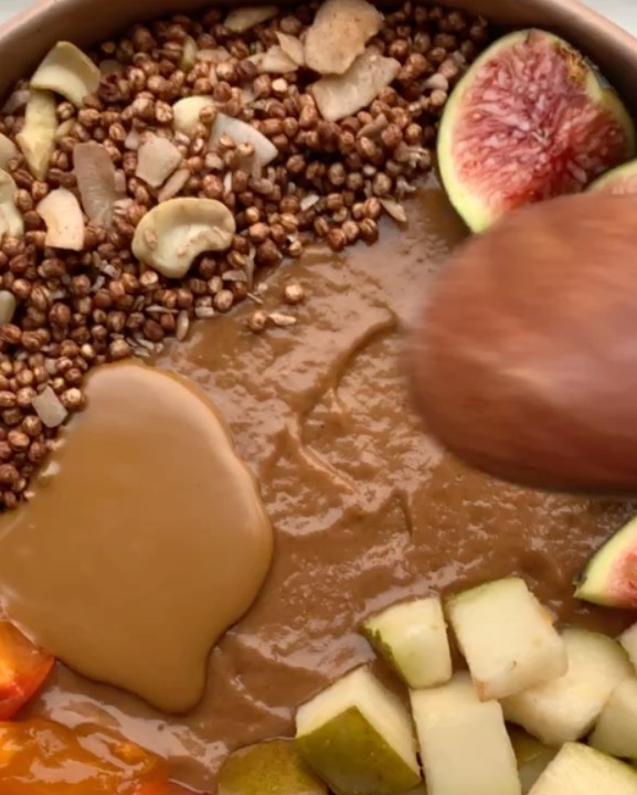 Spiced Chocolate Sweet Potato Mousse Nice Cream