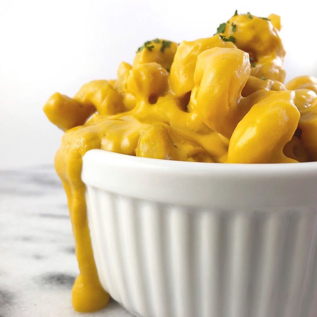 Sweet Potato and Carrot Vegan Mac and Cheese