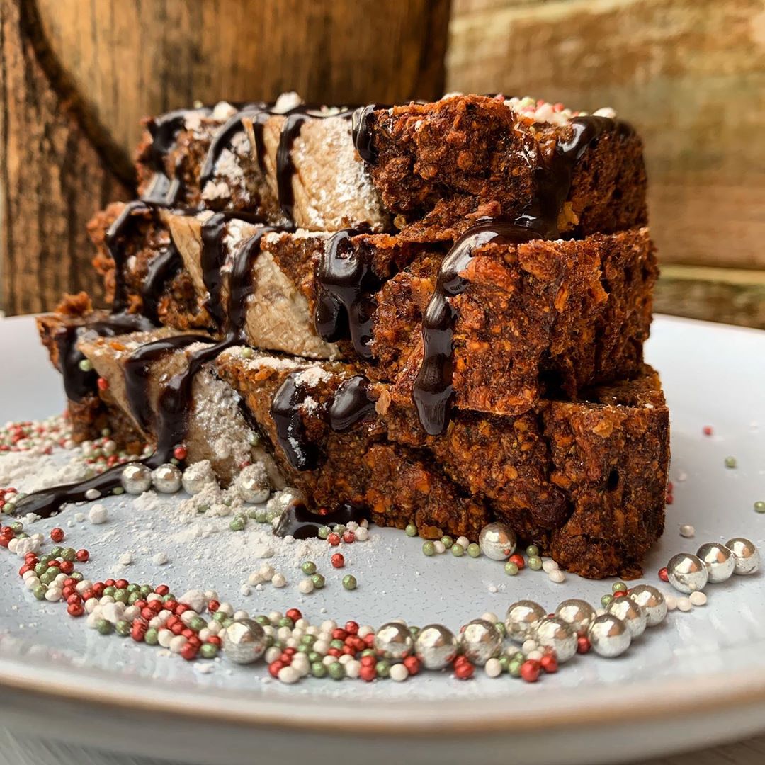 Christmas Banana Bread with Vegetables