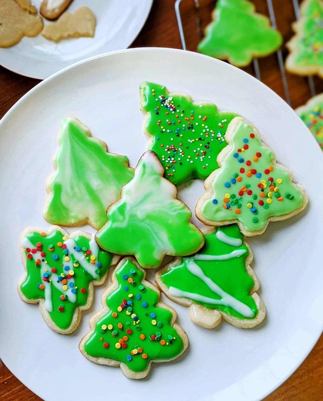 Christmas Tree Sugar Cookies