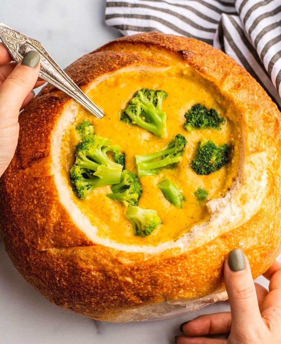 Vegan Broccoli Cheddar Soup
