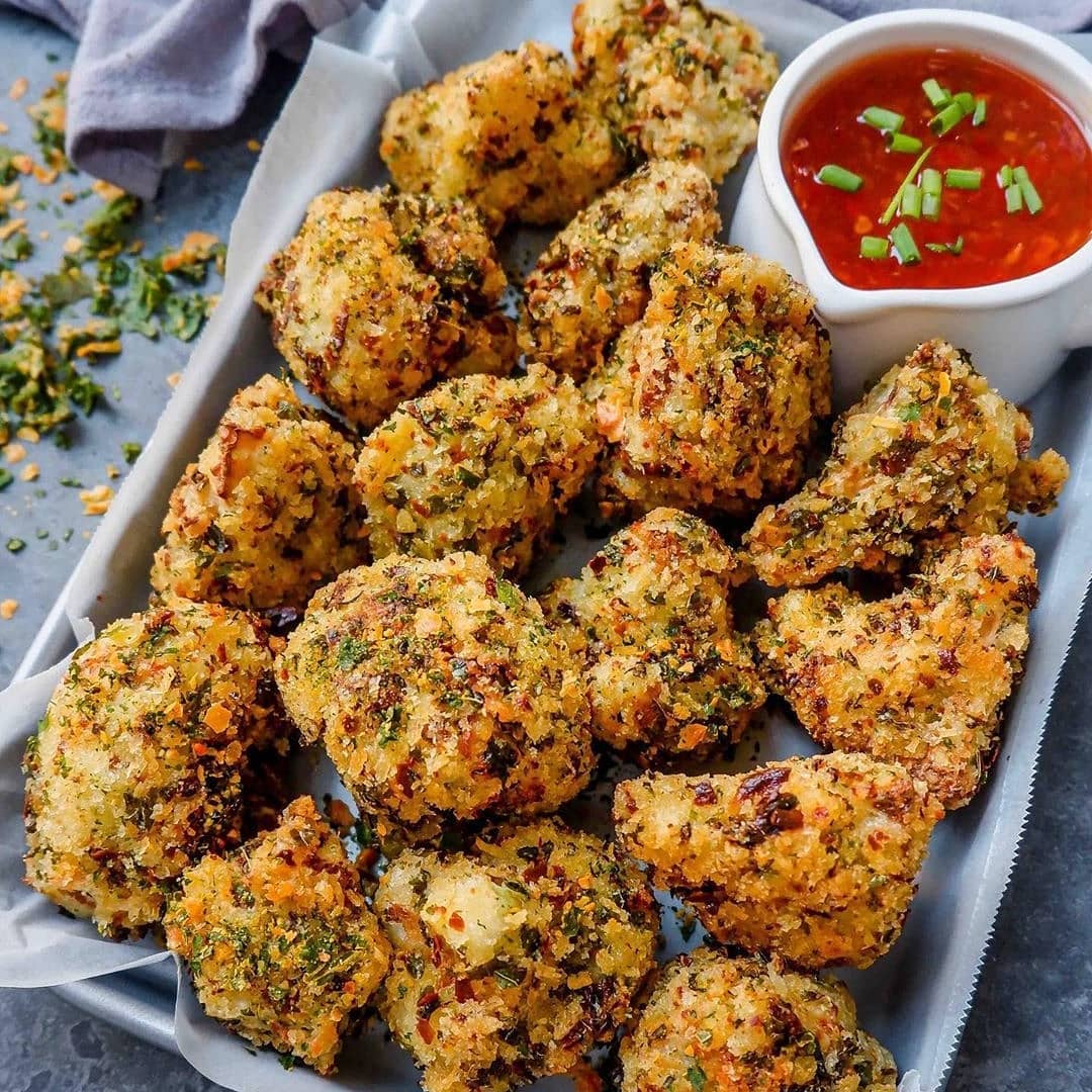 Homemade Crispy Cauliflower with Batter Coating