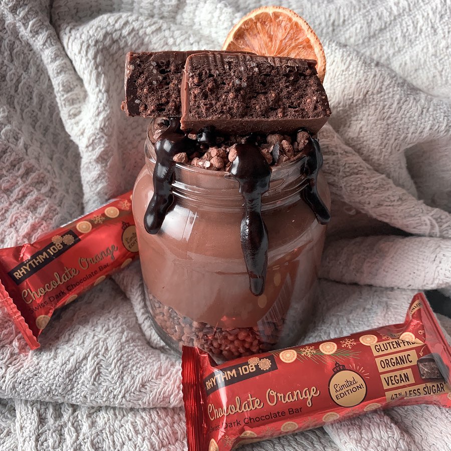 Three-Ingredient Aquafaba Chocolate Orange Mousse