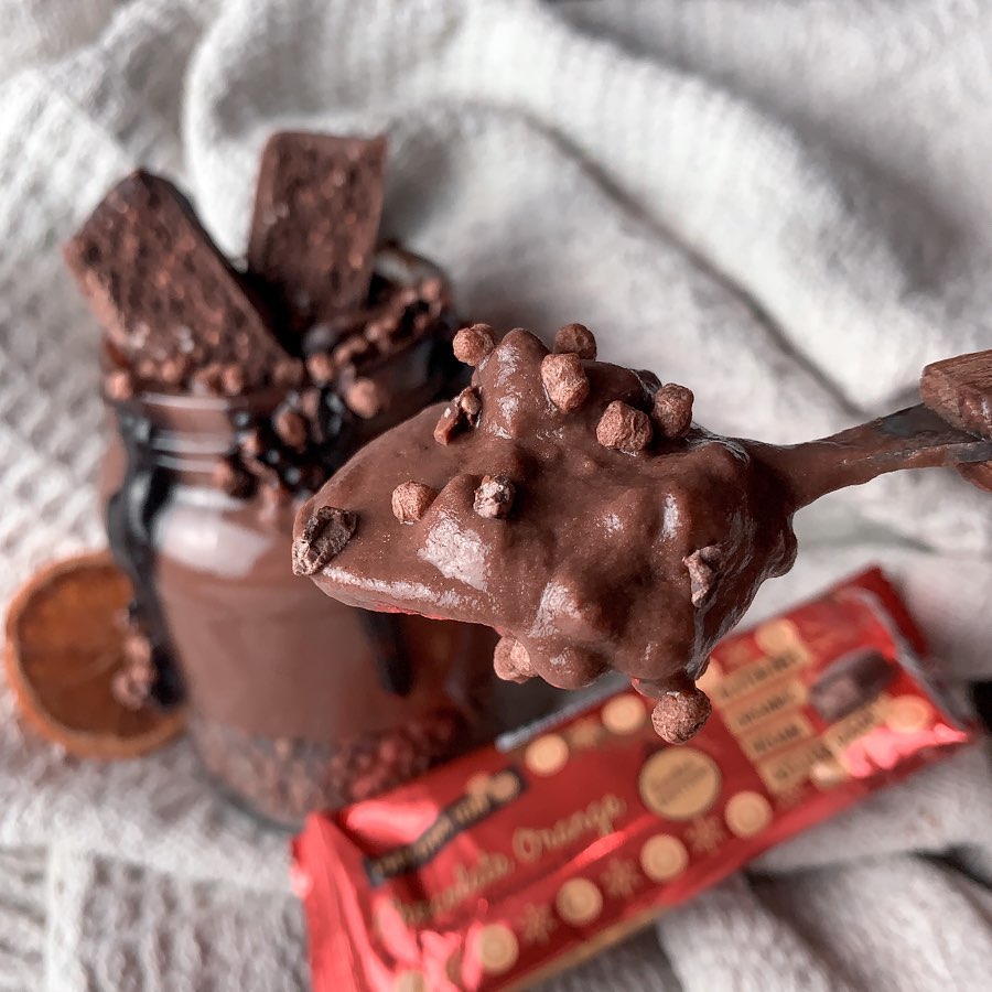 Three-Ingredient Aquafaba Chocolate Orange Mousse