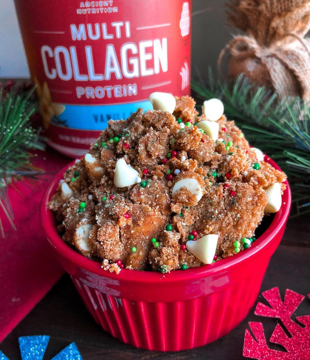 No Bake Gingerbread Cookie Dough
