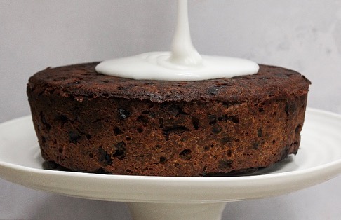Boozy Vegan Christmas Cake