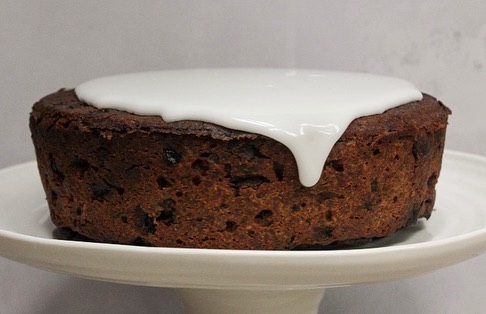 Boozy Vegan Christmas Cake