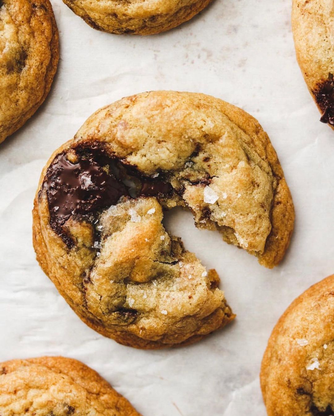 Thick and Chewy Vegan Chocolate Chip Cookies