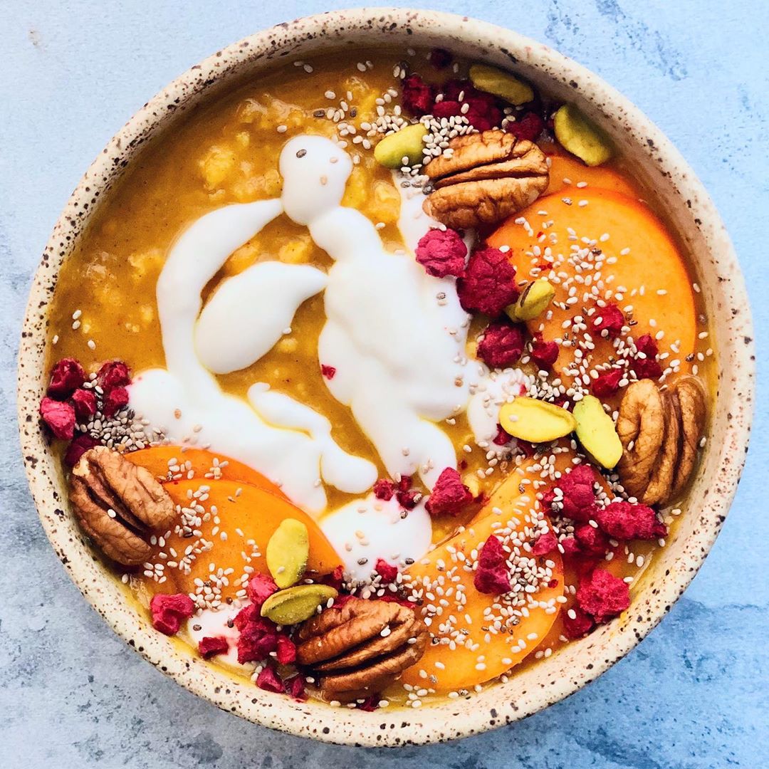 Festive Holiday Pumpkin Oatmeal